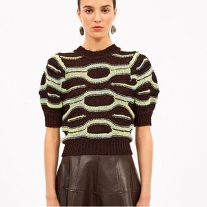 Ulla Johnson Alba Top in Laguna Sz M